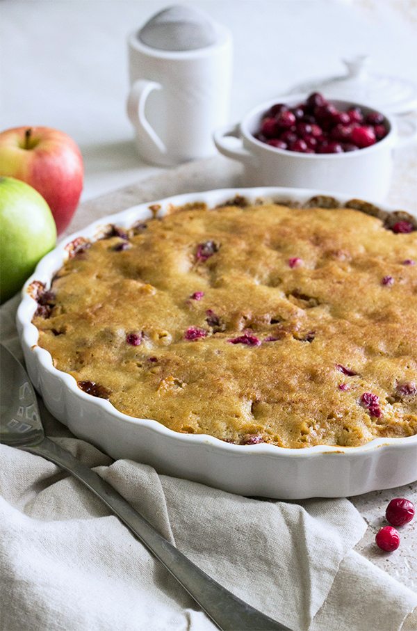Apple Cranberry Cake - Natural Sweet Recipes