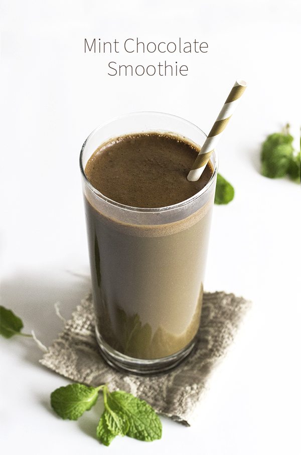 Mint Chocolate Smoothie Natural Sweet Recipes