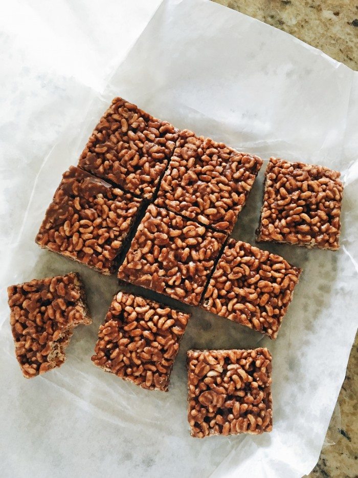 Chocolate Peanut Butter Rice Krispies - Natural Sweet Recipes